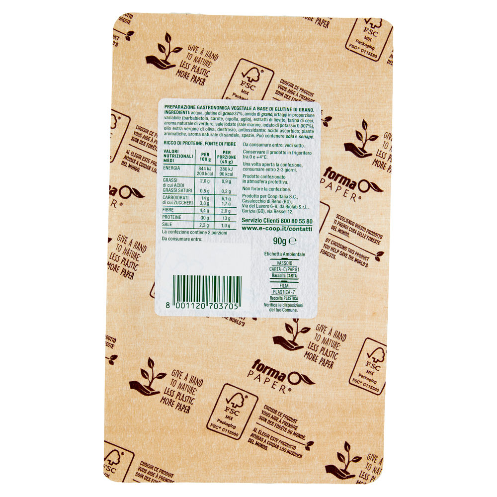 AFFETTATO VEG GUSTO BRESAOLA COOP VEGGIE STYLE G 90 - 1