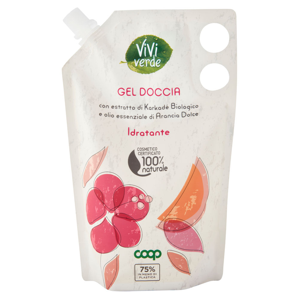 RICARICA GEL DOCCIA IDRATANTE VIVI VERDE COOP ML 600 - 1