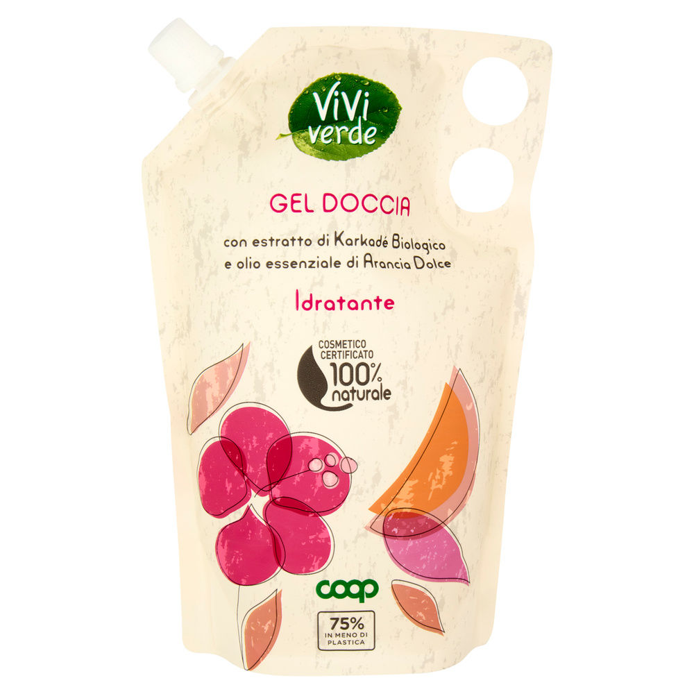 RICARICA GEL DOCCIA IDRATANTE VIVI VERDE COOP ML 600 - 0