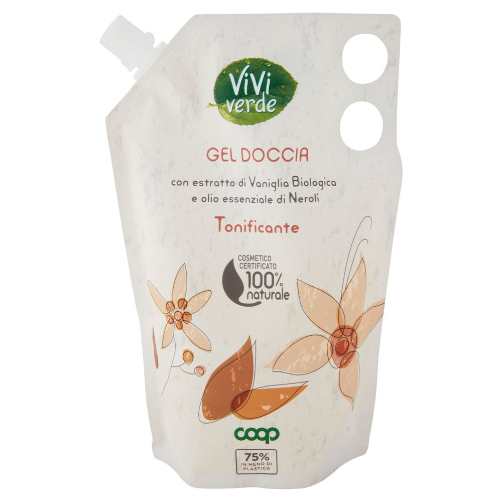 RICARICA GEL DOCCIA EQUILIBANTE TONIFICANTE VIVI VERDE COOP ML 600 - 7