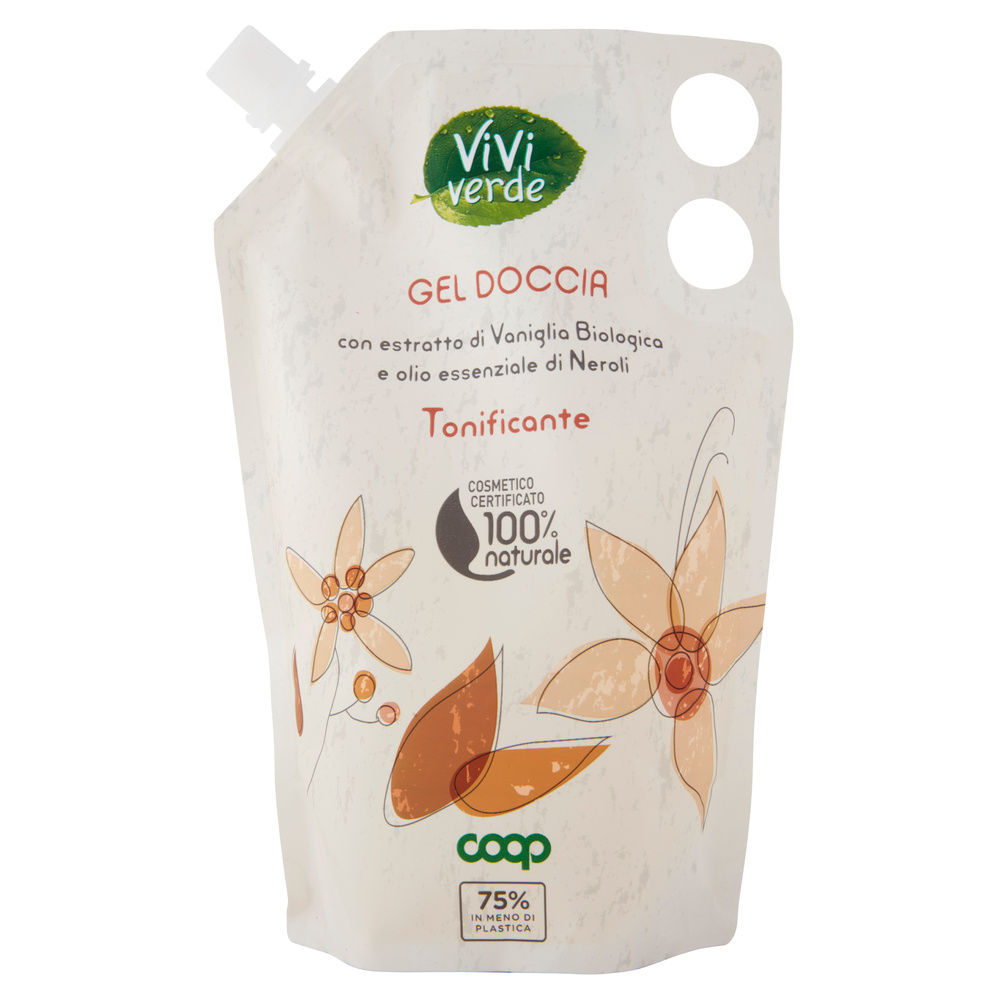 RICARICA GEL DOCCIA EQUILIBANTE TONIFICANTE VIVI VERDE COOP ML 600 - 6
