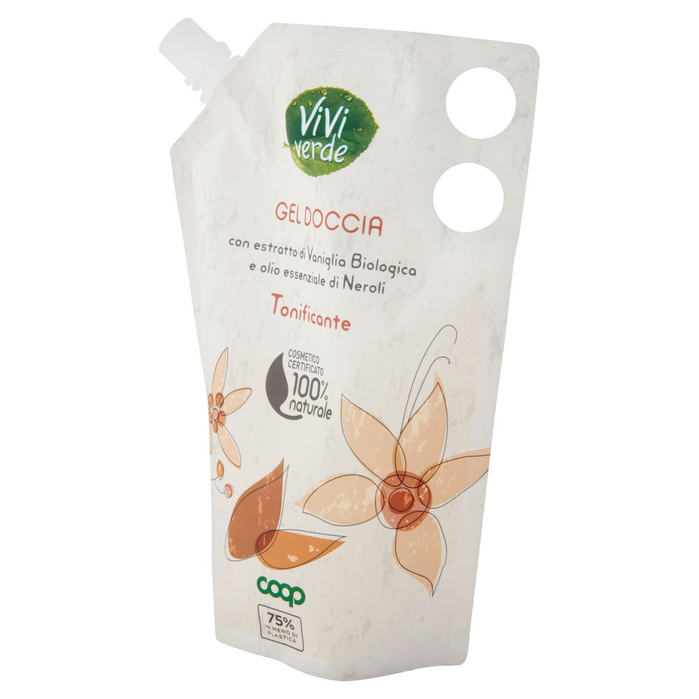 RICARICA GEL DOCCIA EQUILIBANTE TONIFICANTE VIVI VERDE COOP ML 600 - 2