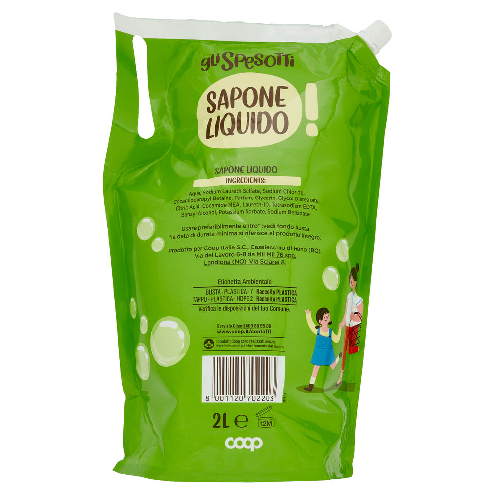 SAPONE LIQUIDO RICARICA GLI SPESOTTI COOP L 2 - 1