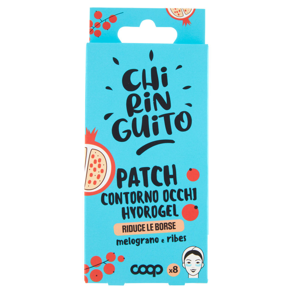 PATCH CONTORNO OCCHI HYDROGEL RIDUCE LE BORSE CHIRINGUITO SCATOLA COOP PZ.8 - 2