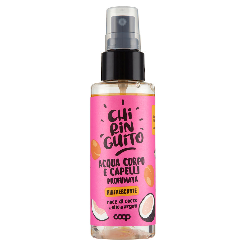 ACQUA CORPO E CAPELLI PROFUMATA RINFRESCANTE CHIRINGUITO COOP ML 100 - 0
