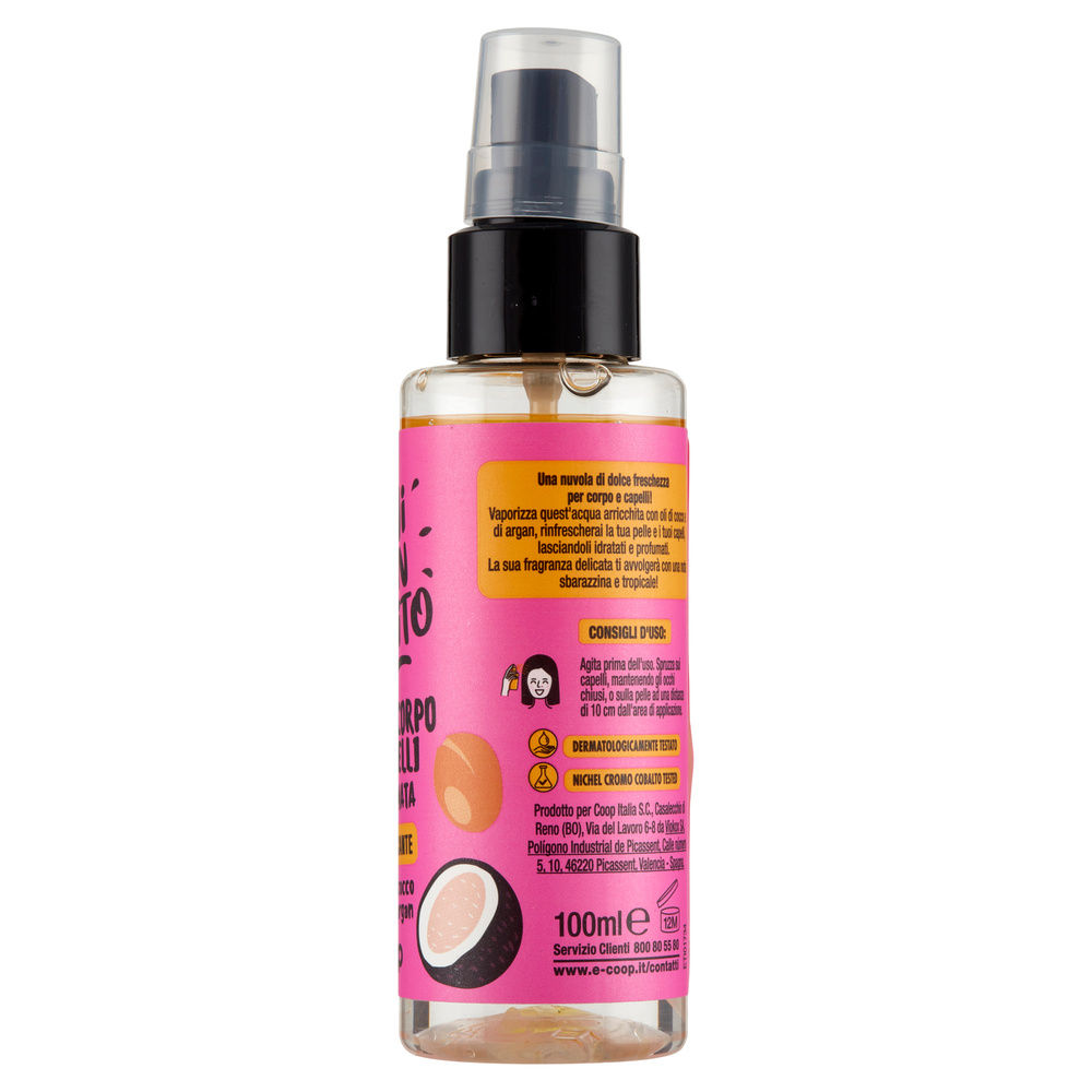 ACQUA CORPO E CAPELLI PROFUMATA RINFRESCANTE CHIRINGUITO COOP ML 100 - 5