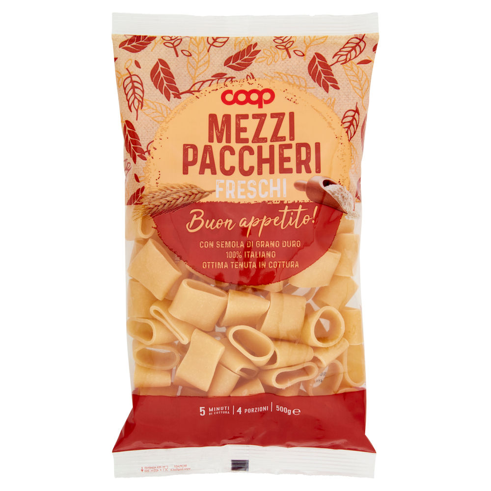 MEZZI PACCHERI FRESCHI COOP G 500 - 0