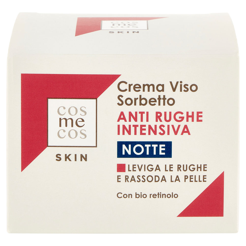 CREMA VISO SORBETTO ANTI RUGHE INTENSIVA NOTTE COSMECOS SKIN COOP ML 50 - 7