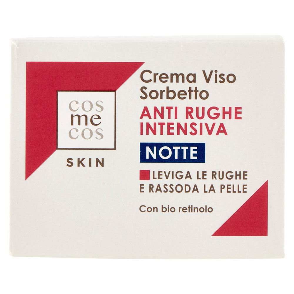 CREMA VISO SORBETTO ANTI RUGHE INTENSIVA NOTTE COSMECOS SKIN COOP ML 50 - 2