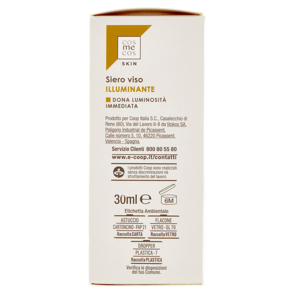 SIERO VISO ILLUMINANTE COSMECOS SKIN COOP ML 30 - 3
