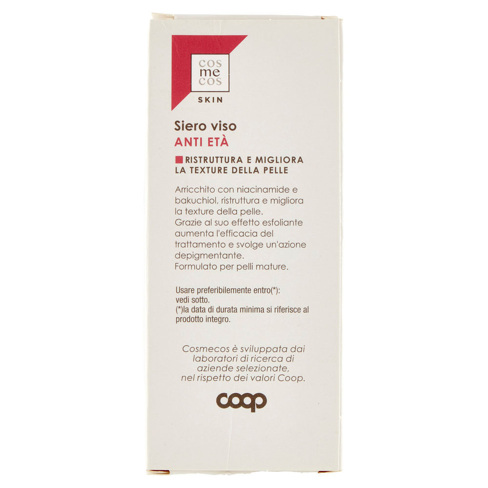 SIERO VISO ANTI ETA' COSMECOS SKIN COOP ML 30 - 1