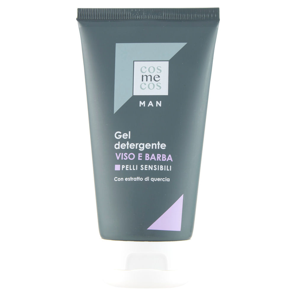 GEL DETERGENTE VISO E BARBA COSMECOS MAN COOP ML 150 - 5
