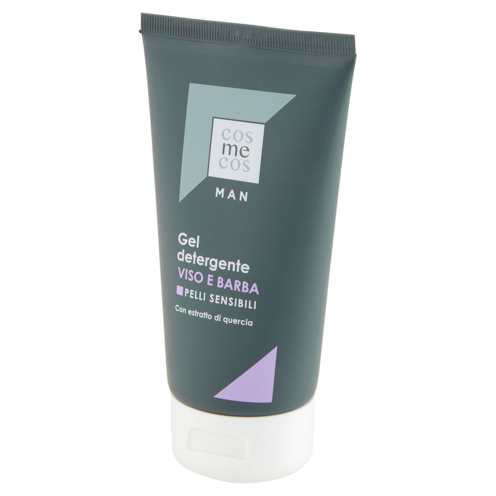 GEL DETERGENTE VISO E BARBA COSMECOS MAN COOP ML 150 - 2
