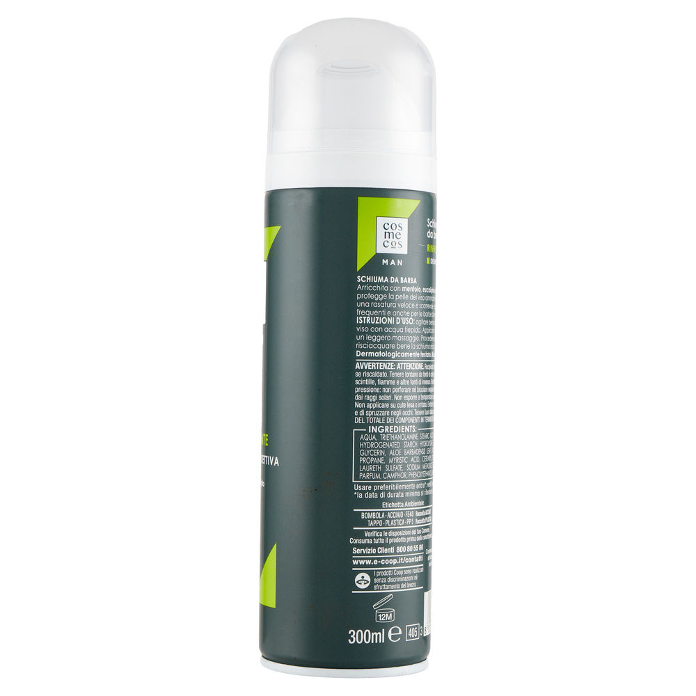 SCHIUMA DA BARBA RINFRESCANTE COSMECOS MAN COOP ML 300 - 4