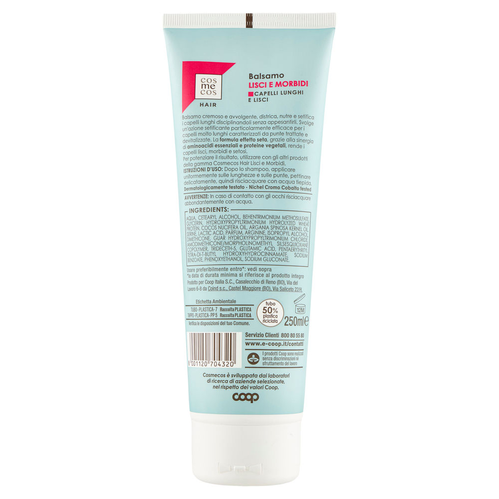 BALSAMO LISCI E MORBIDI COSMECOS HAIR COOP ML 250 - 1