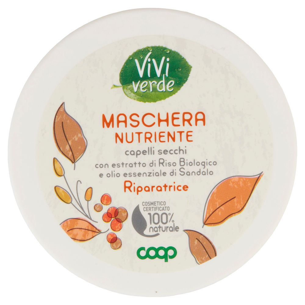 MASCHERA NUTRIENTE RIPARATRICE VIVI VERDE COOP ML 300 - 4