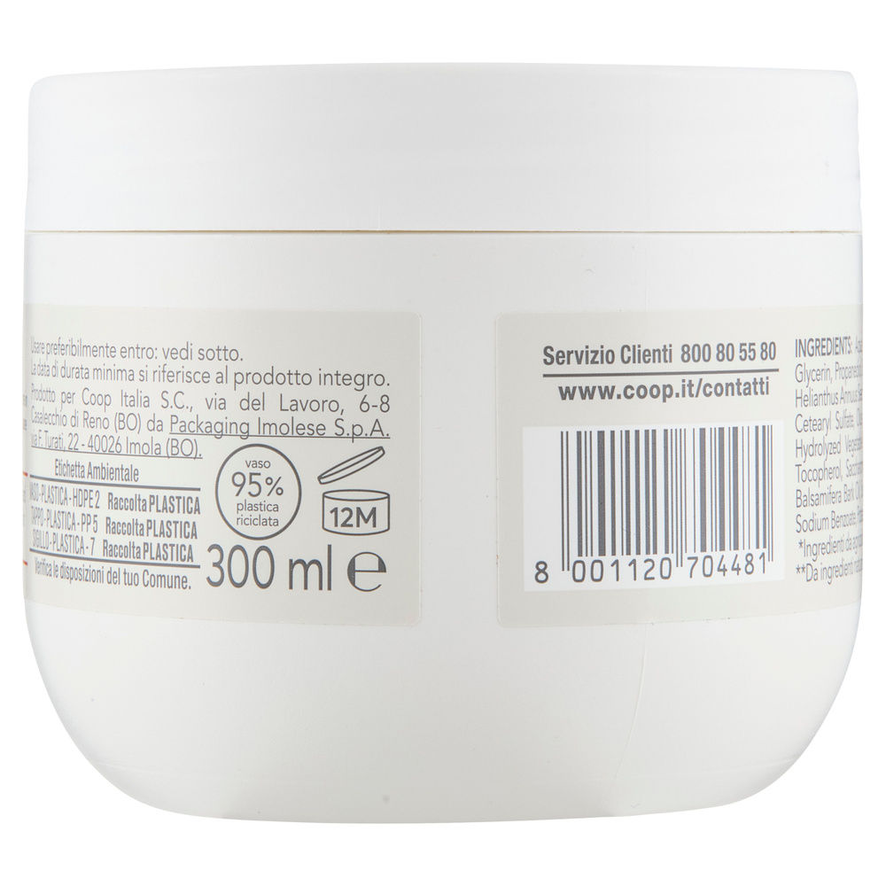 MASCHERA NUTRIENTE RIPARATRICE VIVI VERDE COOP ML 300 - 12