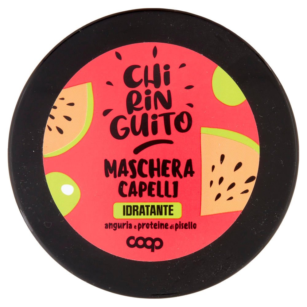 MASCHERA CAPELLI IDRATANTE ANGURIA E PROTEINE DI PISELLO CHIRINGUITO COOP ML 350 - 7
