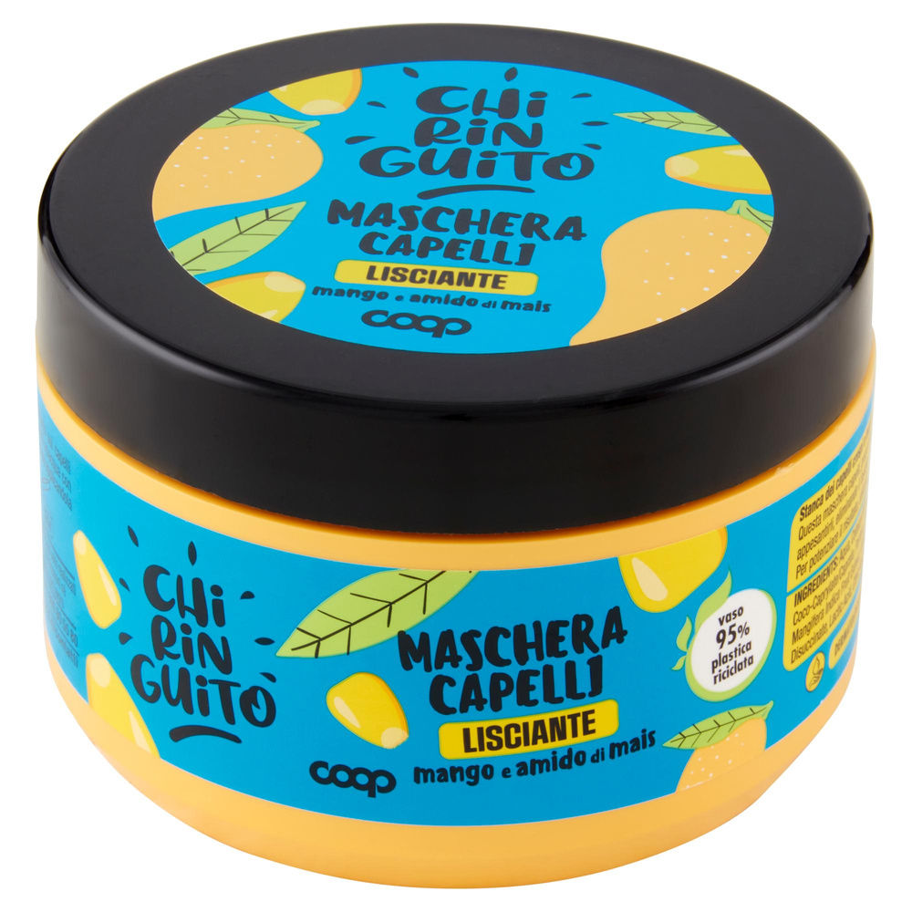 MASCHERA CAPELLI LISCIANTE MANGO E AMIDO DI MAIS CHIRINGUITO COOP ML 350 - 6
