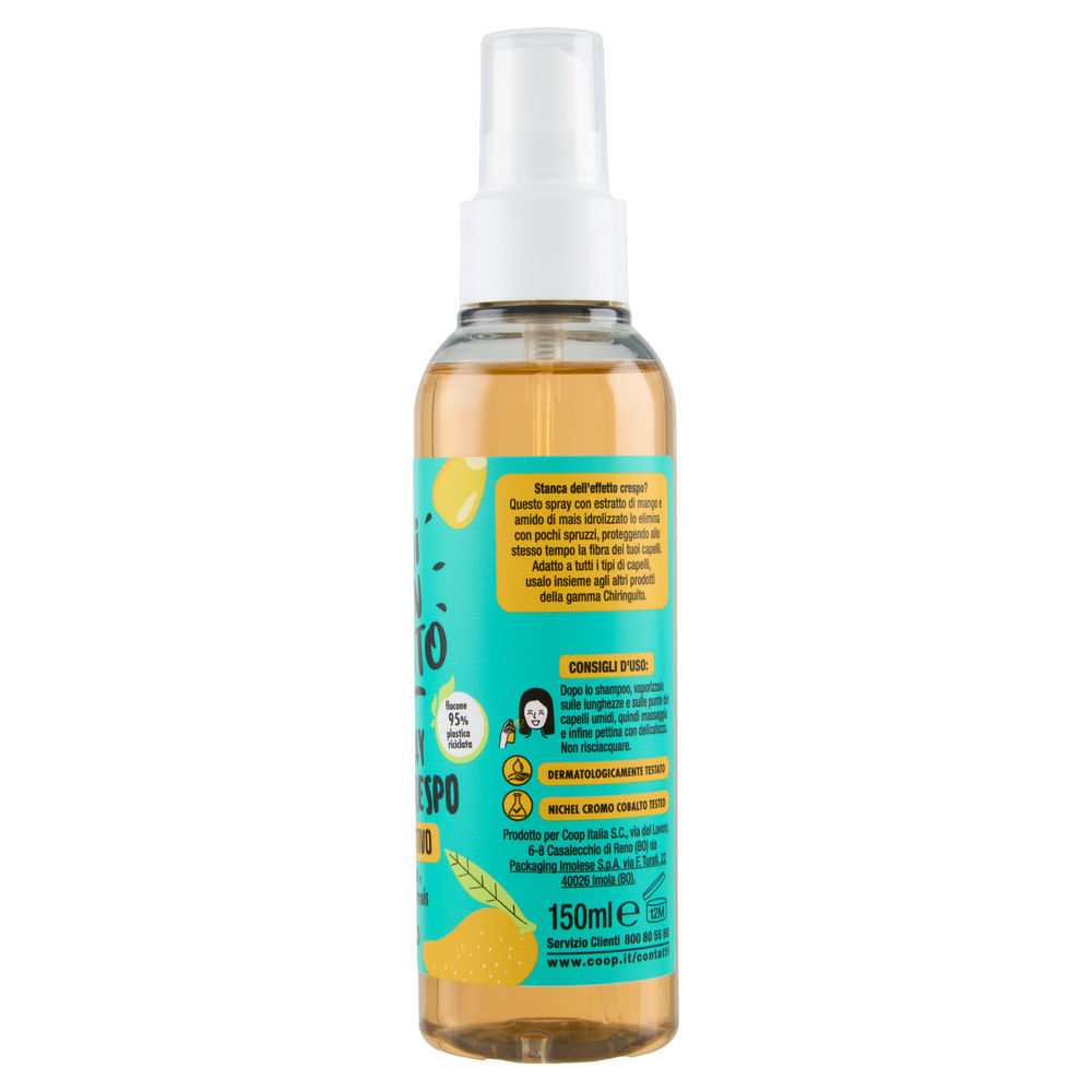 SPRAY ANTICRESPO PROTETTIVO MANGO E AMIDO DI MAIS CHIRINGUITO COOP ML 150 - 9