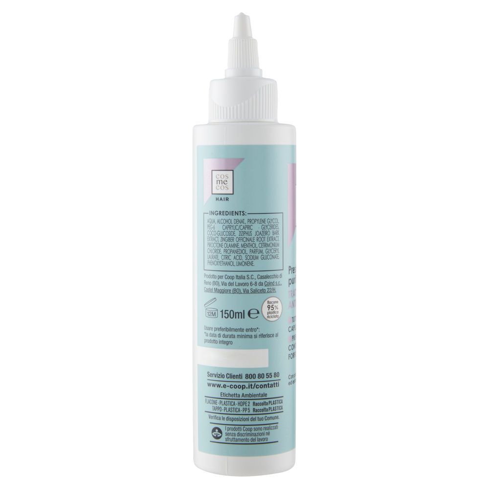 PRESHAMPOO PURIFICANTE TRATTAMENTO ANTIFORFORA COSMECOS HAIR COOP ML 150 - 2