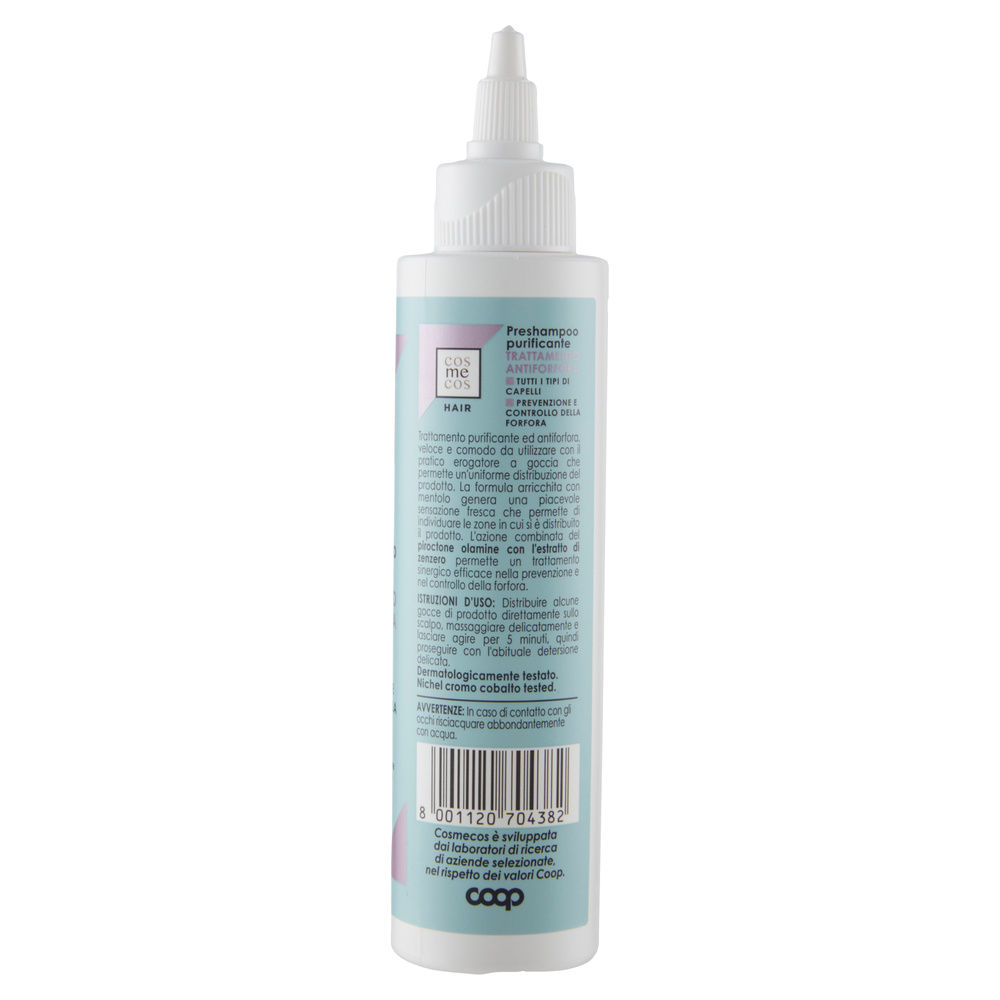 PRESHAMPOO PURIFICANTE TRATTAMENTO ANTIFORFORA COSMECOS HAIR COOP ML 150 - 4
