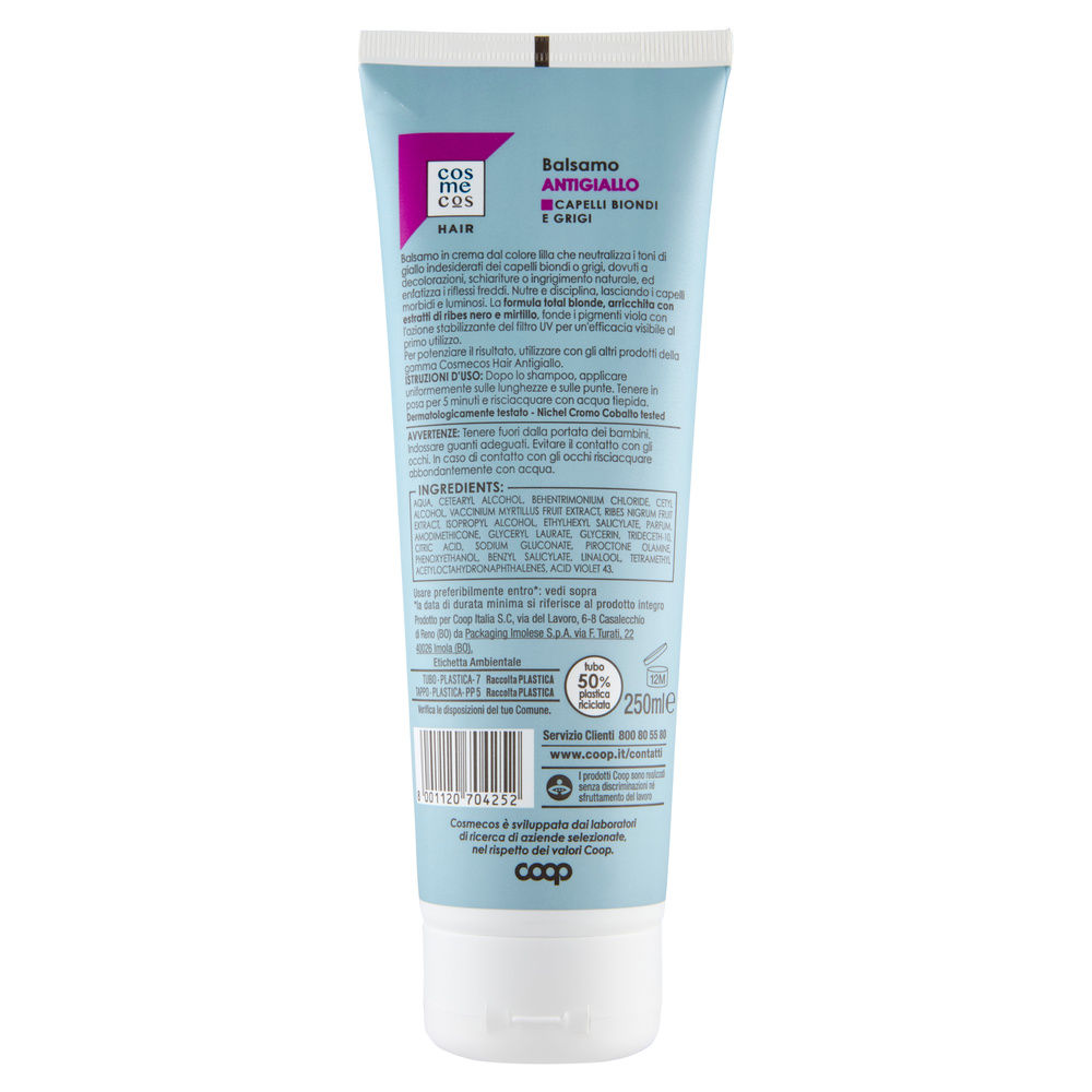 BALSAMO ANTIGIALLO COSMECOS HAIR COOP ML 250 - 14