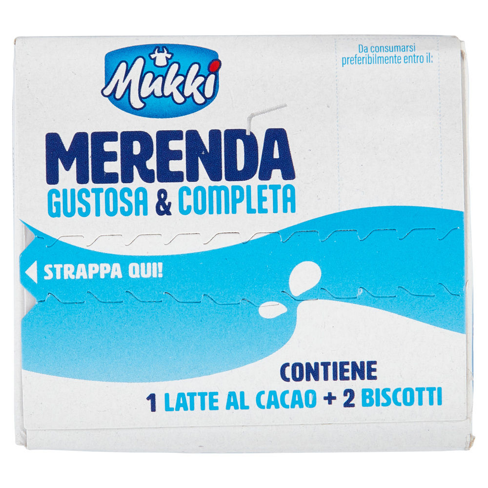 MERENDA SNACK MUKKI LATTE AL CACAO + BISCOTTI - 6