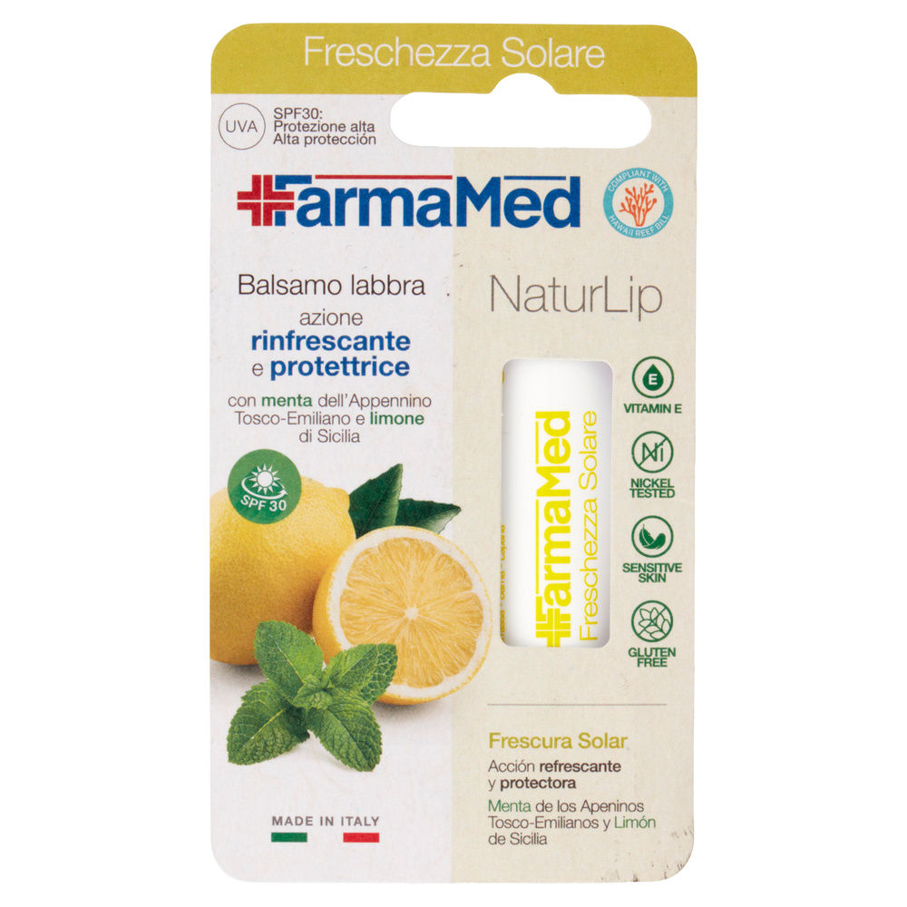 LIPBALM FRESCHEZZA SOLARE FARMAMED ML.5,5 - 2