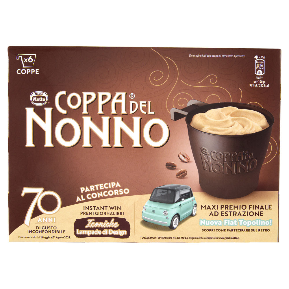 COPPA DEL NONNO CLASSICA X6 G 390 - 0