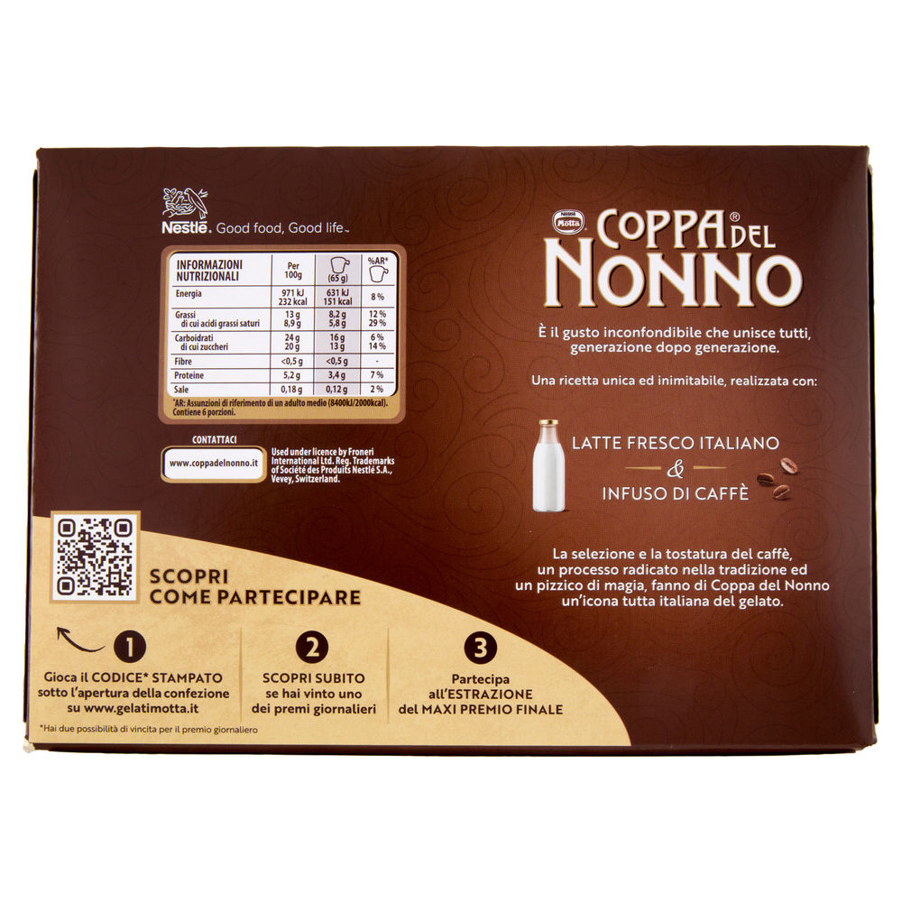 COPPA DEL NONNO CLASSICA X6 G 390 - 12