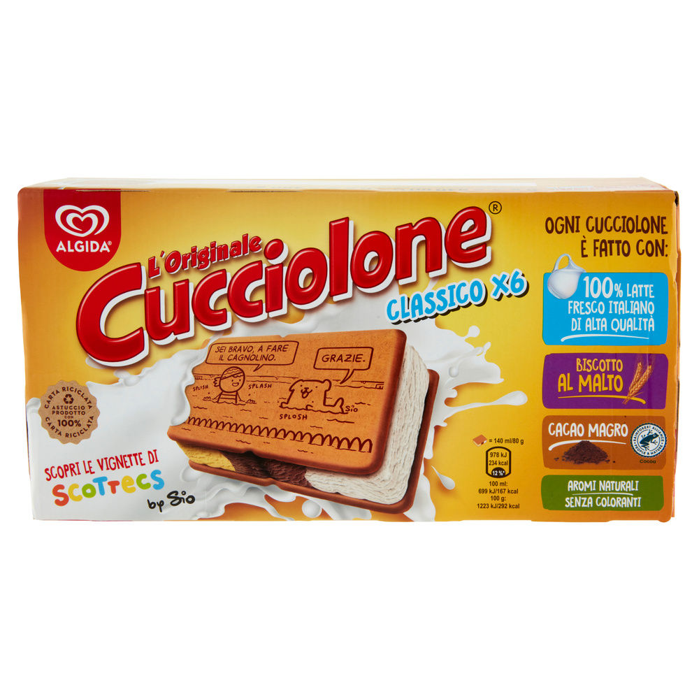 CUCCIOLONE ALGIDA SCATOLA PZ.6 G 480 NEW - 4