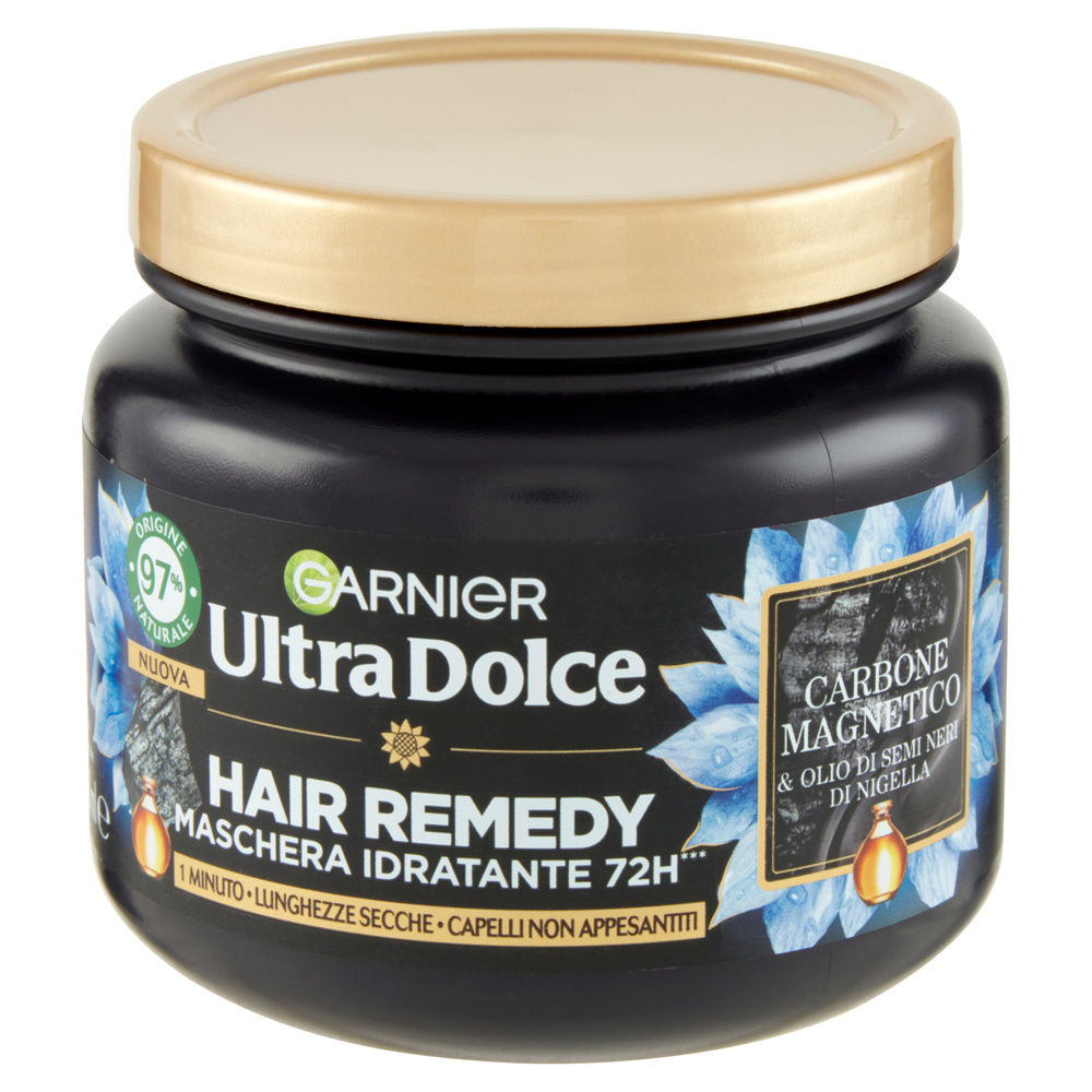 MASCHERA PER CAPELLI ULTRADOLCE GARNIER IDRATANTE AL CARBONE ML 340 - 5