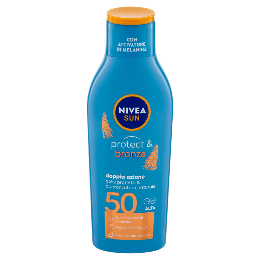 LATTE SOLARE NIVEA SUN PROTECT & BRONZE FP50 ML 200 - 3
