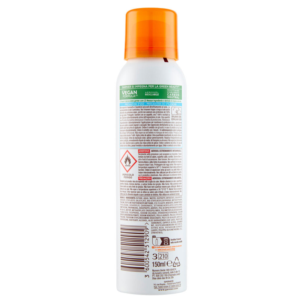 SOLARE AMBRE SOLAIRE ADVANCED SENSITIVE KID MIST IP50 ML 150 - 1