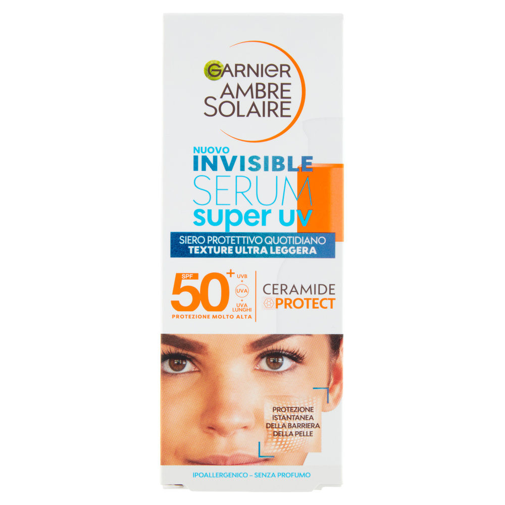 CREMA SOLARE VISO AMBRE SOLAIRE SUPER UV FACE SERUM SPF 50+ ML 30 - 3