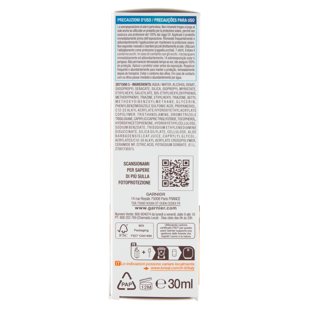 CREMA SOLARE VISO AMBRE SOLAIRE SUPER UV FACE SERUM SPF 50+ ML 30 - 4
