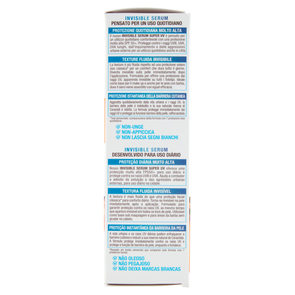 CREMA SOLARE VISO AMBRE SOLAIRE SUPER UV FACE SERUM SPF 50+ ML 30 - 5