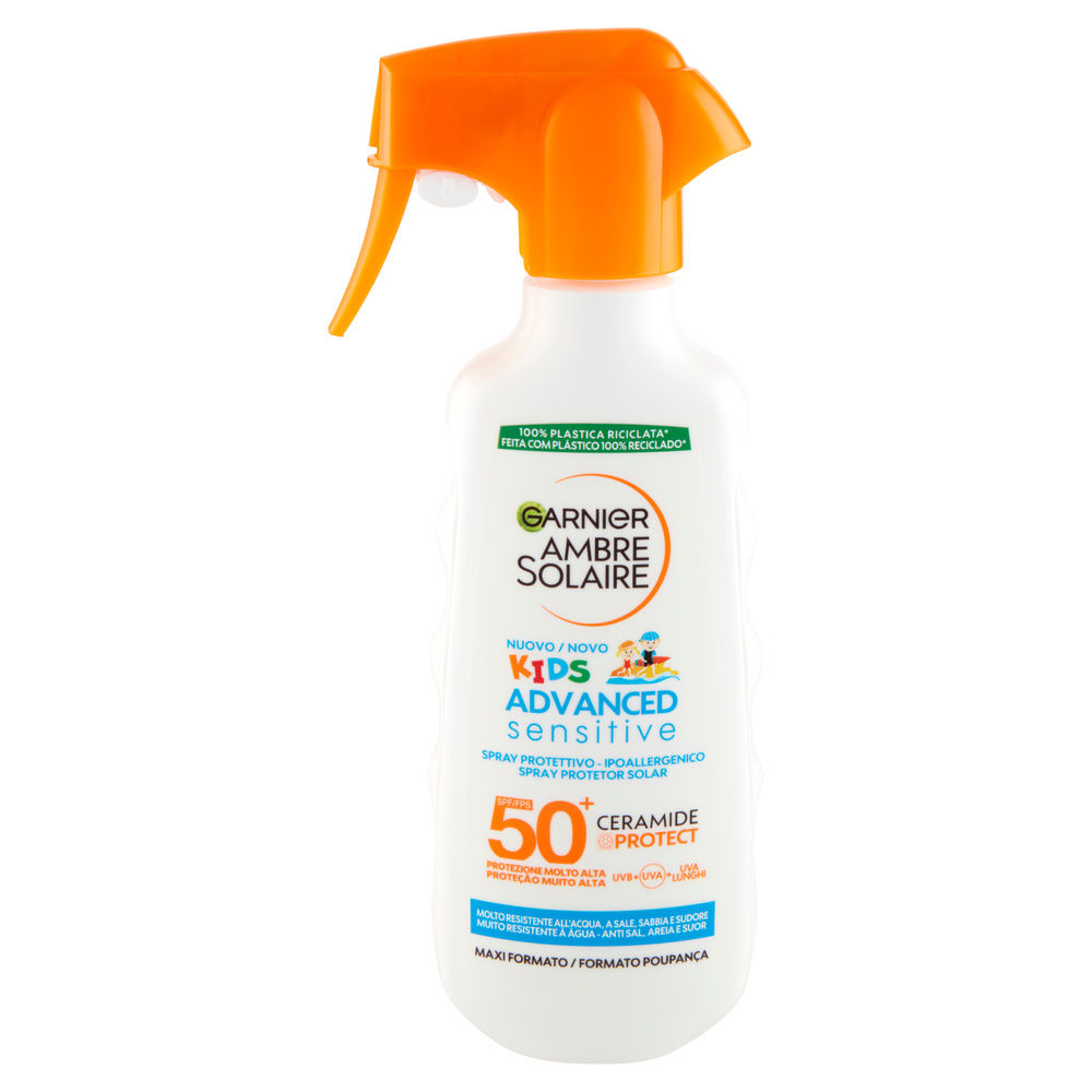 SOLARE GACHETTE AMBRE SOLAIRE ADVANCED SENSITIVE KID IP50+ ML 270 - 2