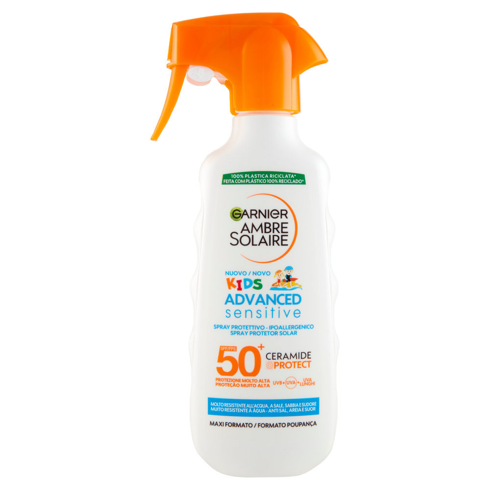 SOLARE GACHETTE AMBRE SOLAIRE ADVANCED SENSITIVE KID IP50+ ML 270 - 3