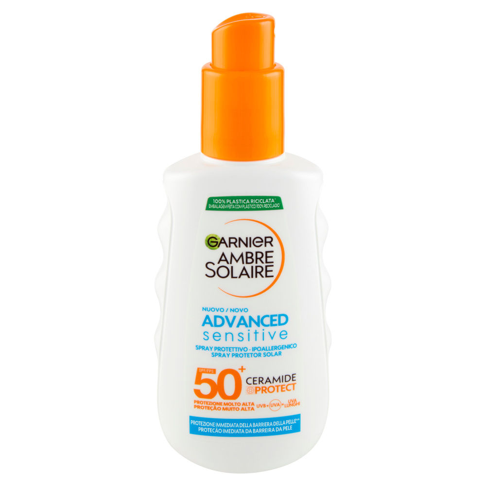 SOLARE SPRAY AMBRE SOLAIRE ADVANCED SENSITIVE ADULTI IP50+ ML 150 - 7