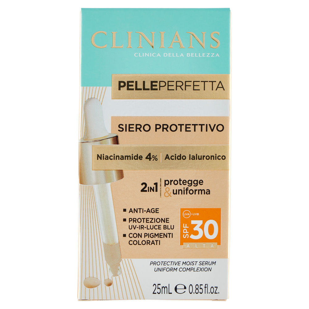 SIERO VISO CLINIANS PELLE PERFETTA NO MACCHIE SPF30 ML 25 - 0