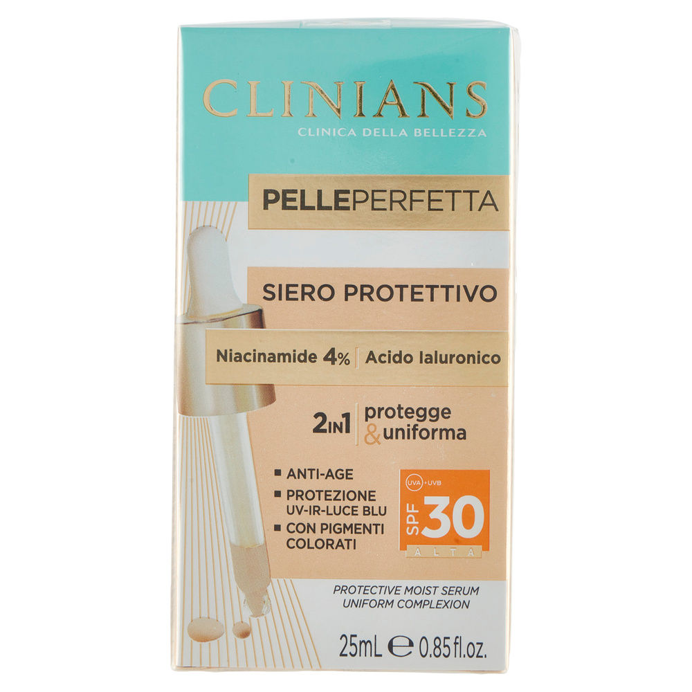 SIERO VISO CLINIANS PELLE PERFETTA NO MACCHIE SPF30 ML 25 - 3