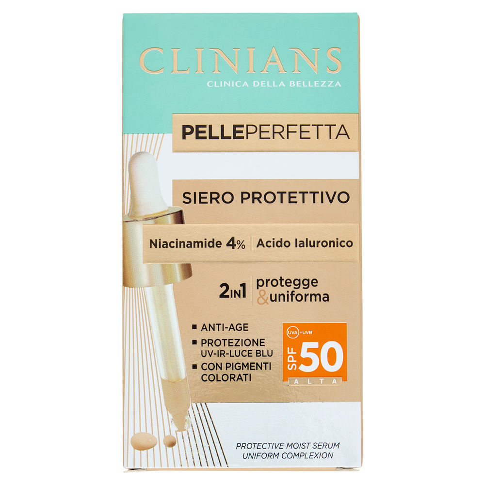 SIERO VISO CLINIANS PELLE PERFETTA NO MACCHIE SPF50 NEW 2023 ML 25 - 0