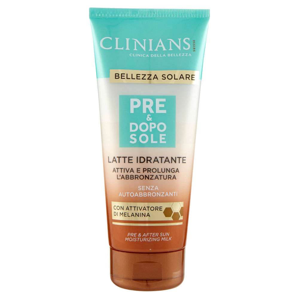 LATTE IDRATANTE CLINIANS BELLEZZA SOLARE PRE & DOPOSOLE ML 200 - 2