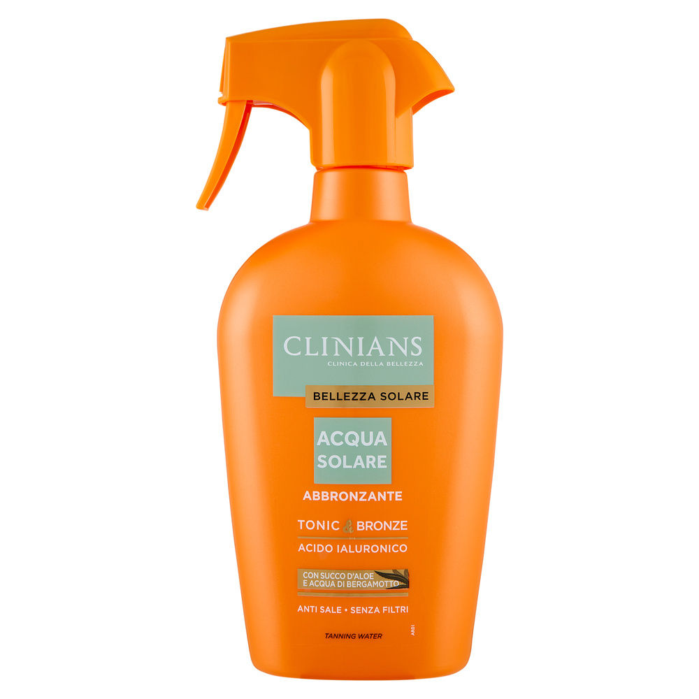 ACQUA SOLARE ABBRONZANTE CLINIANS BELLEZZA SOLARE TONIC & BRONZE ML 450 - 0