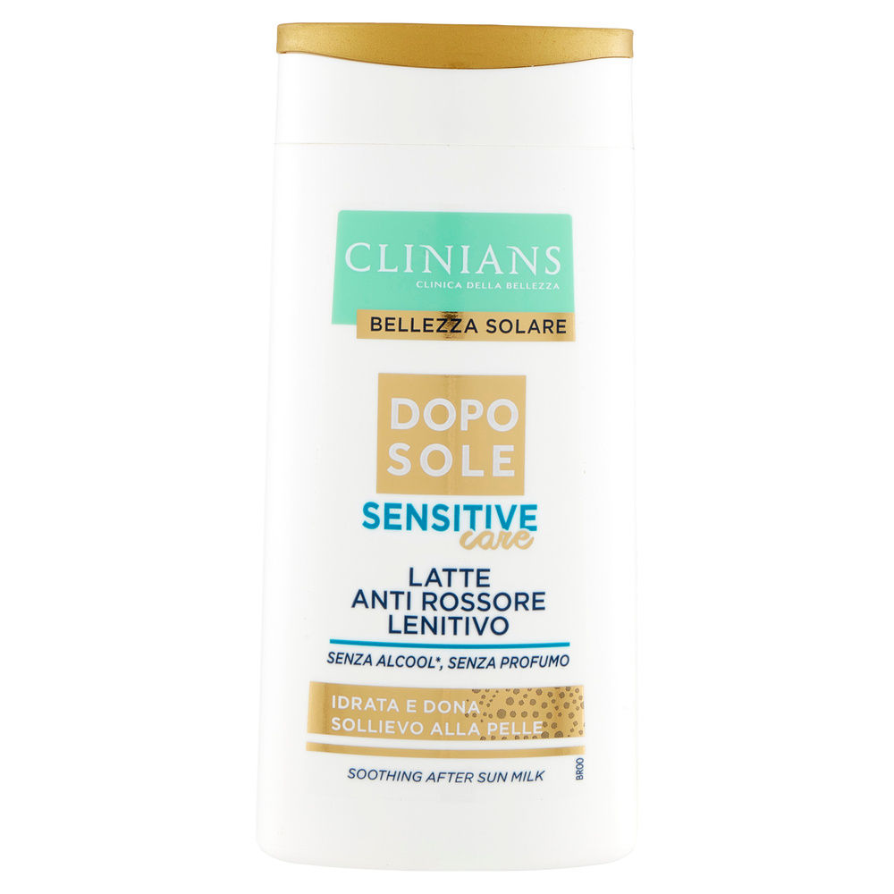 LATTE DOPOSOLE CLINIANS BELLEZZA SOLARE SENSITIVE LENITIVO ML 200 - 3