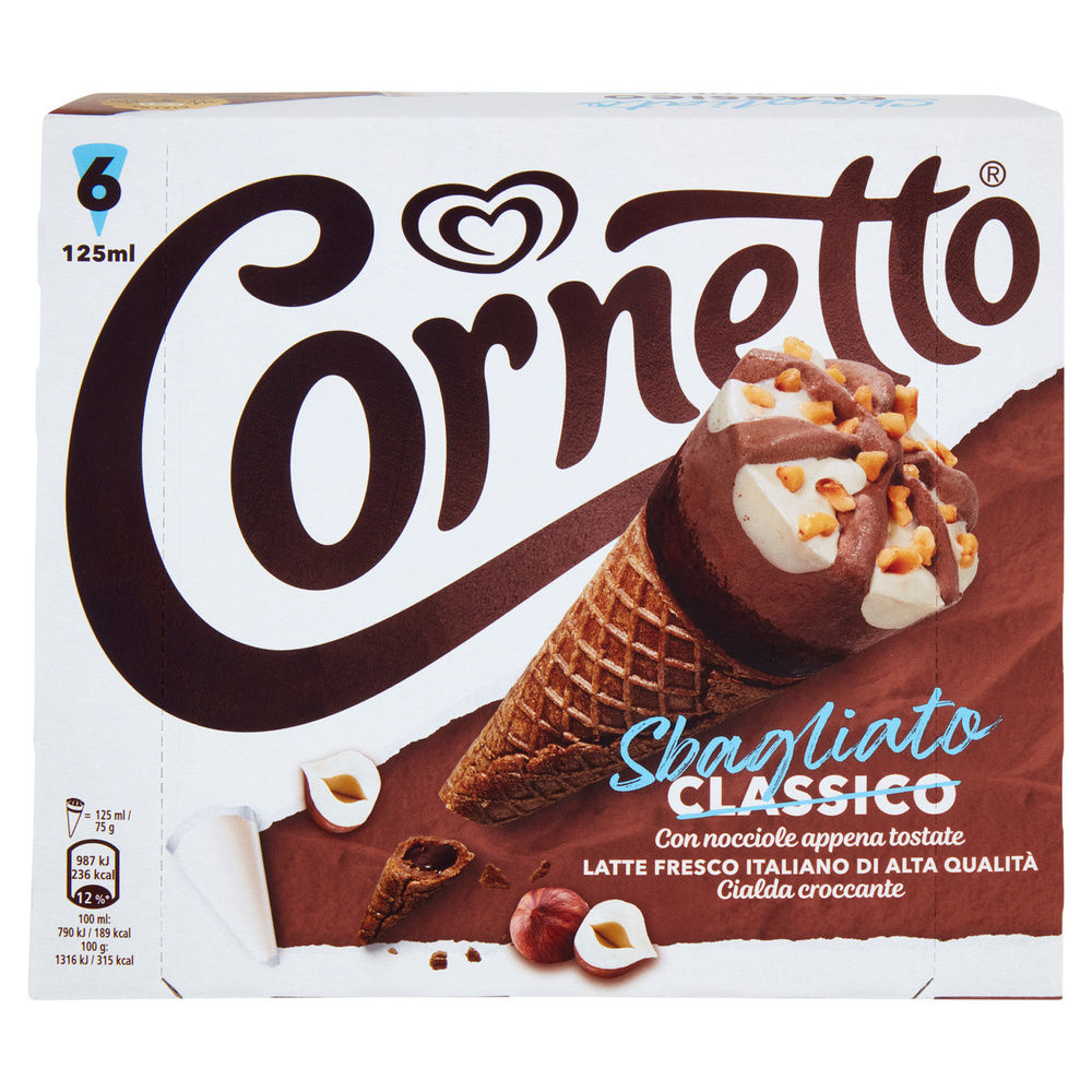 CORNETTO SBAGLIATO ALGIDA SCATOLA PZ.6 G 450 NEW - 5