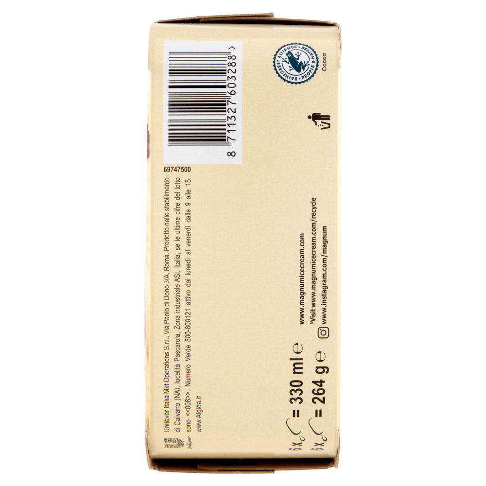 MAGNUM MINI REMIX HAZELNUT ALGIDA SCATOLA PZ.6 G 264 - 4