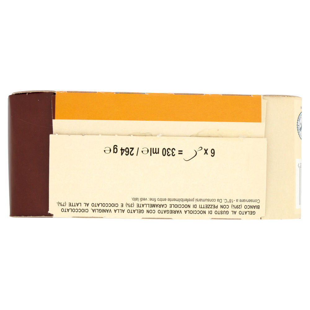 MAGNUM MINI REMIX HAZELNUT ALGIDA SCATOLA PZ.6 G 264 - 7